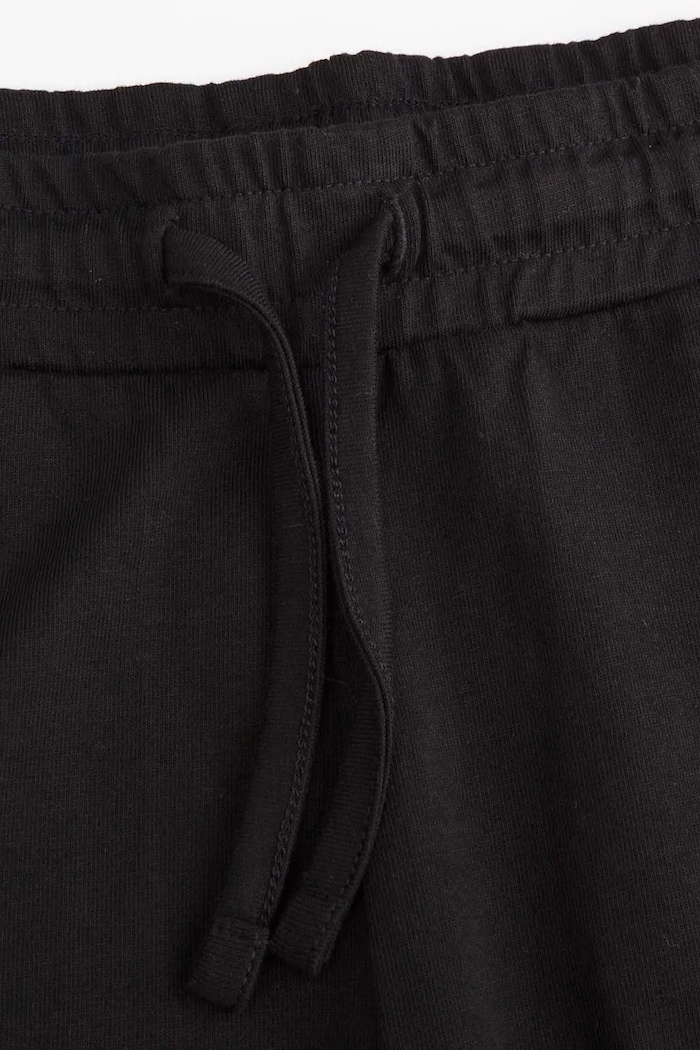 Coccodrillo pantaloni scurți din bumbac pentru copii negru XCX121401BAG
