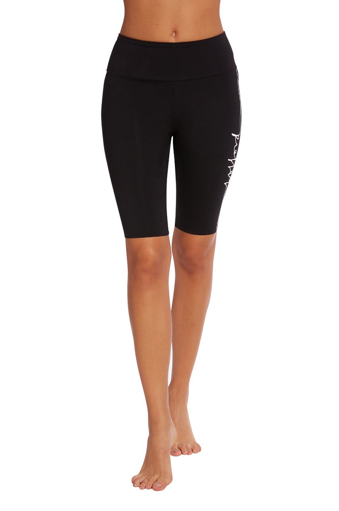 Wolford Szorty z elastanem czarny 19316