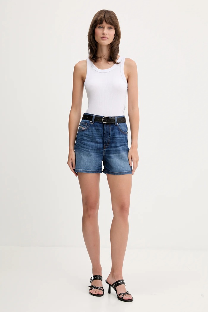 Τζιν σορτς Diesel DE-JIRO SHORTS A19060.0DBEL μπλε AA00