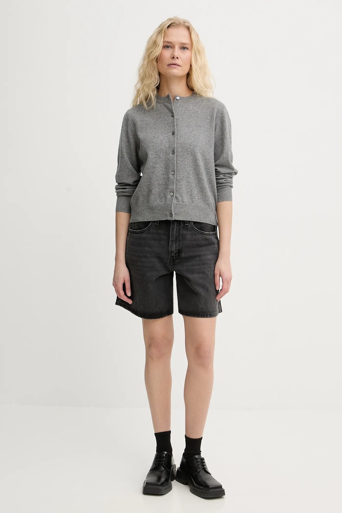 Дънков къс панталон Levi's 94 BAGGY SHORT 001JO черен AA00