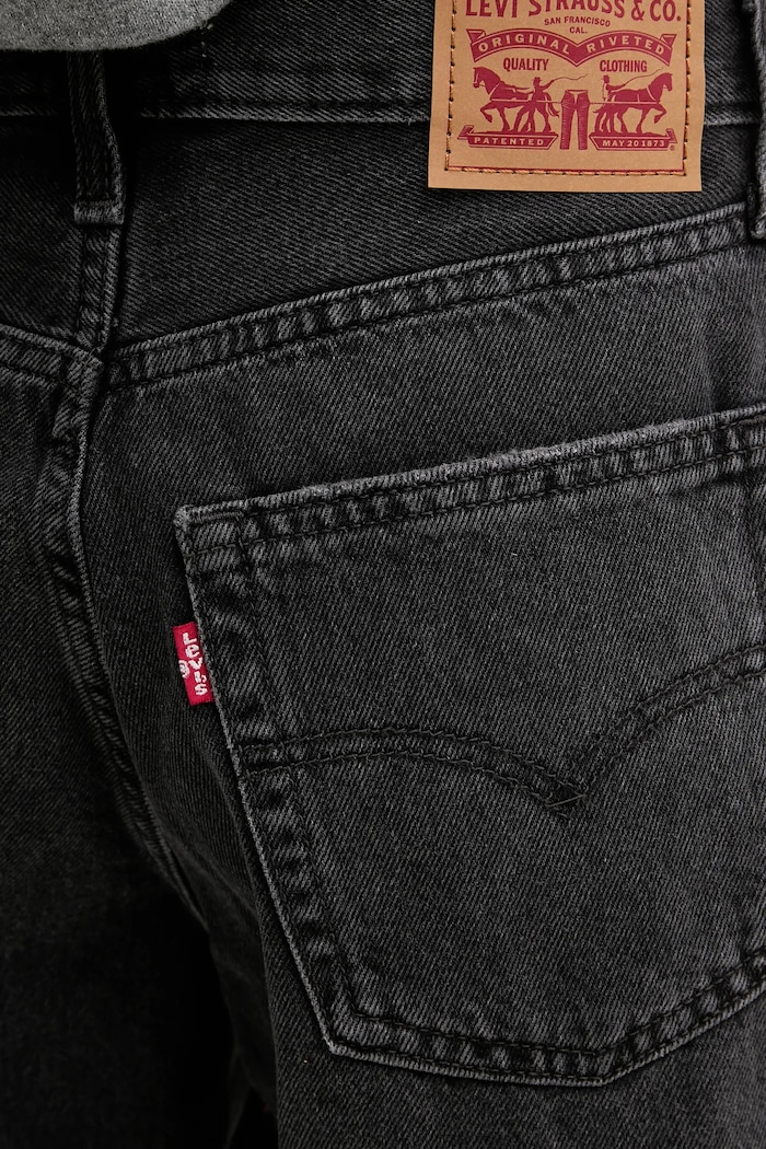 Дънков къс панталон Levi's 94 BAGGY SHORT черен 001JO