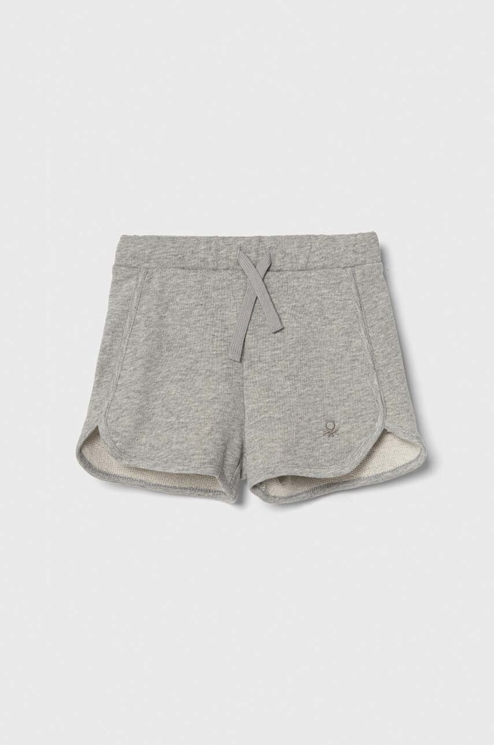 Παιδικό βαμβακερό σορτς United Colors of Benetton casual γκρί 3J70G900O.P.NOS.PPYH