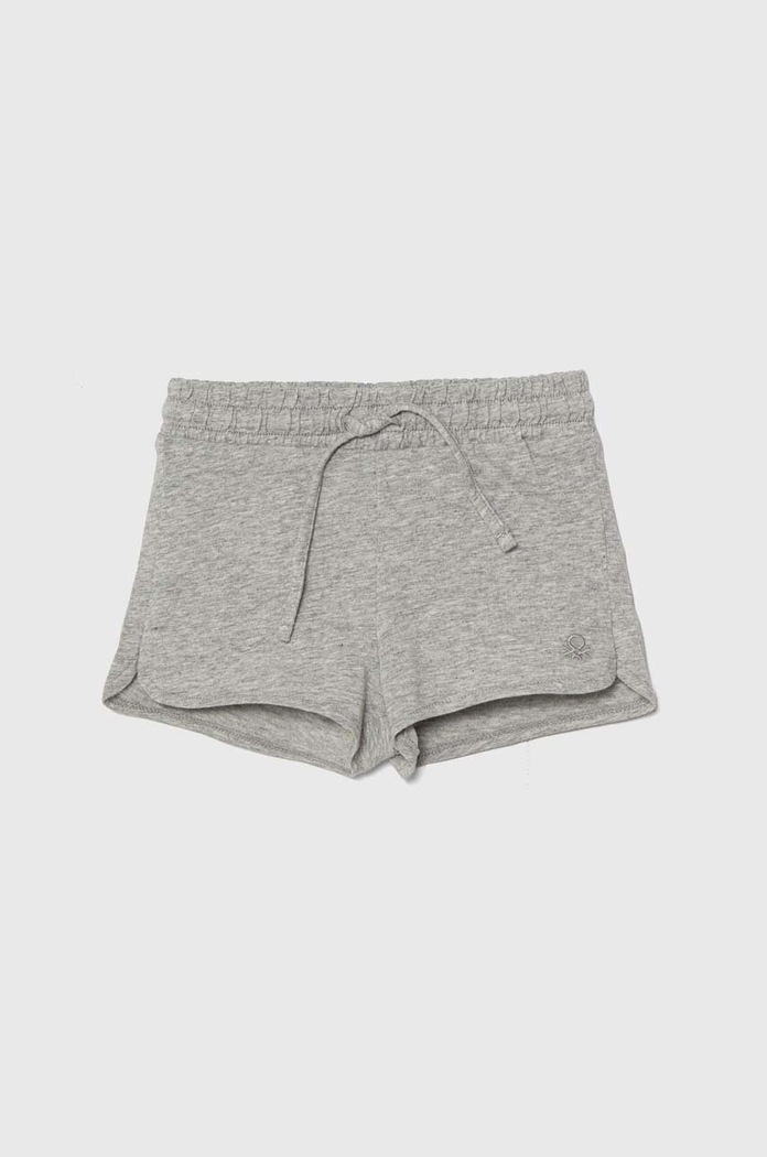 Παιδικό βαμβακερό σορτς United Colors of Benetton casual γκρί 3I1XG900N.P.Continuativ
