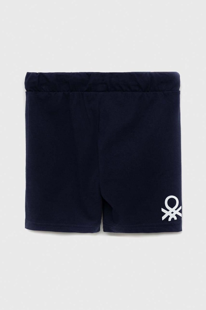 United Colors of Benetton Παιδικό βαμβακερό σορτς United Colors of Benetton 3BL0G900Q.P.NOS σκούρο μπλε AA00