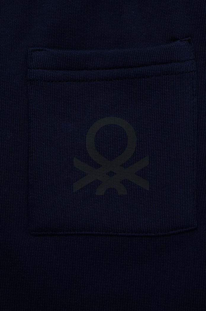 Chłopiec United Colors of Benetton szorty bawełniane dziecięce 3J70G900P.P.NOS granatowy