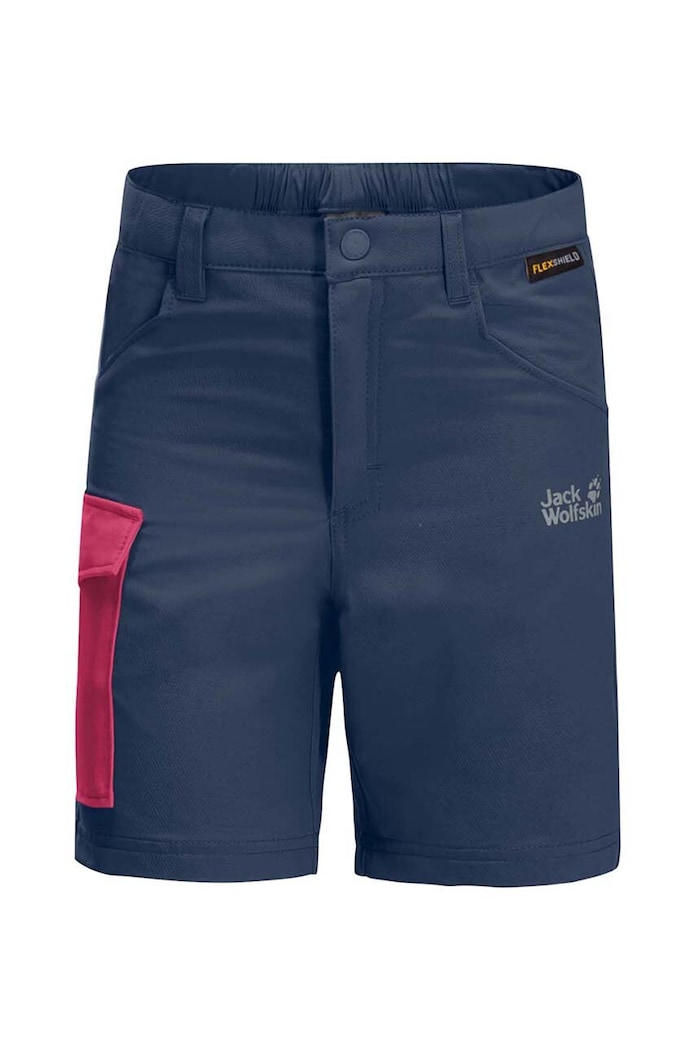 Jack Wolfskin szorty dziecięce ACTIVE SHORTS K casual niebieski 1609341.164.176.Carr