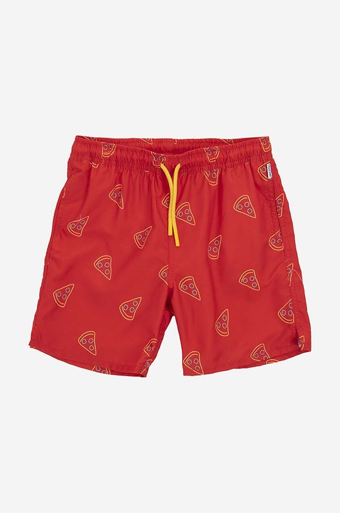 Παιδικό σορτς Happy Socks Pizza Slice εμπριμέ κόκκινο KPZS116.4300.