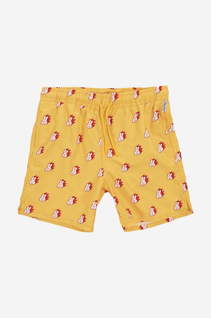 Otroške kratke hlače Happy Socks Bunny Casual rumena KBUN116.2200.