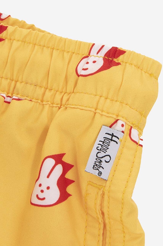 Deklice Otroške kratke hlače Happy Socks Bunny KBUN116.2200. rumena