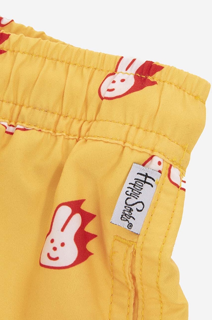 Deklice Otroške kratke hlače Happy Socks Bunny KBUN116.2200. rumena