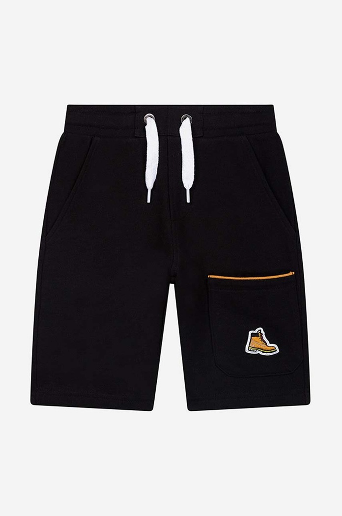 Otroške kratke hlače Timberland Bermuda Shorts Pletenina črna T24B72.09B