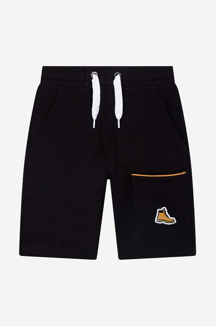 Otroške kratke hlače Timberland Bermuda Shorts Pletenina črna T24B72.09B
