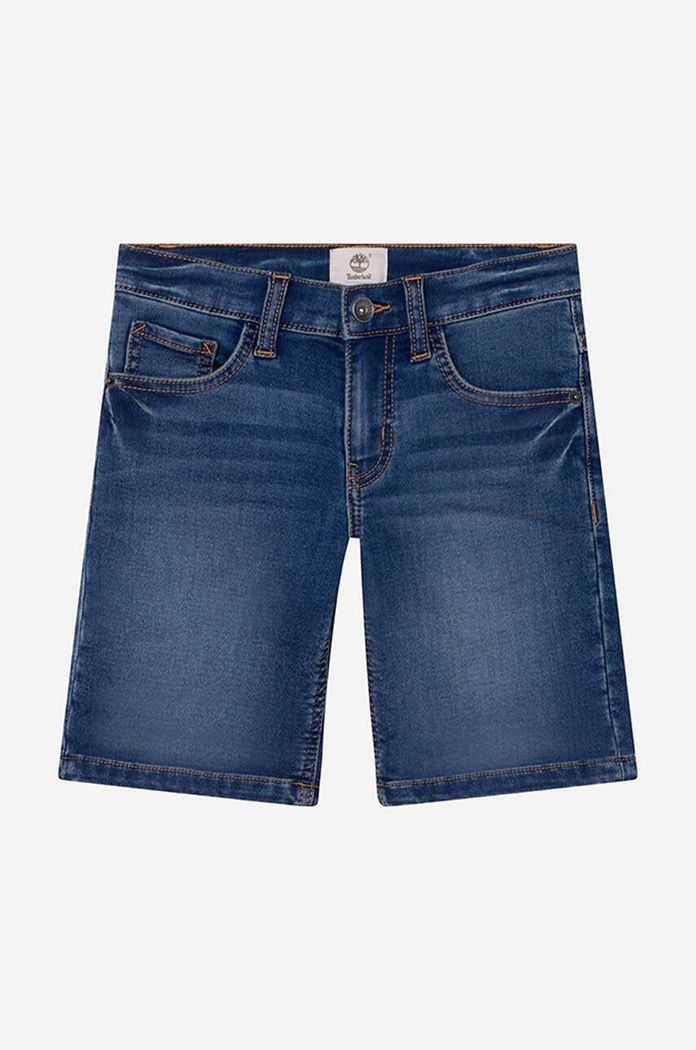 Timberland Szorty jeansowe dziecięce Bermuda Shorts T24B75.Z25 niebieski SS23