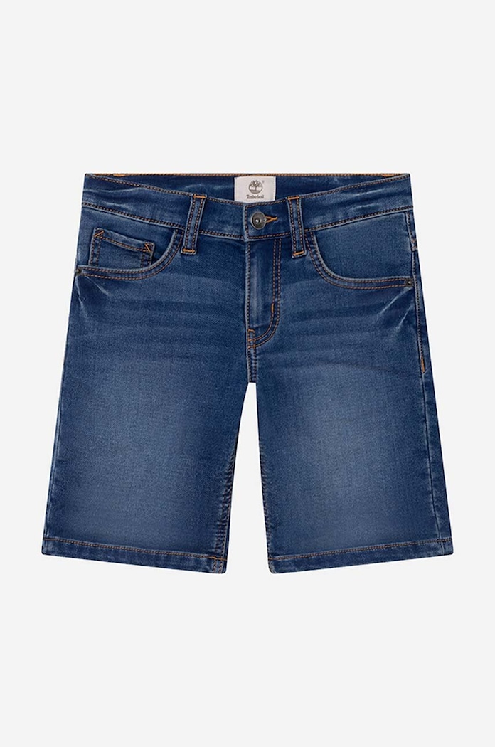 Timberland Szorty jeansowe dziecięce Bermuda Shorts T24B75.Z25 niebieski SS23