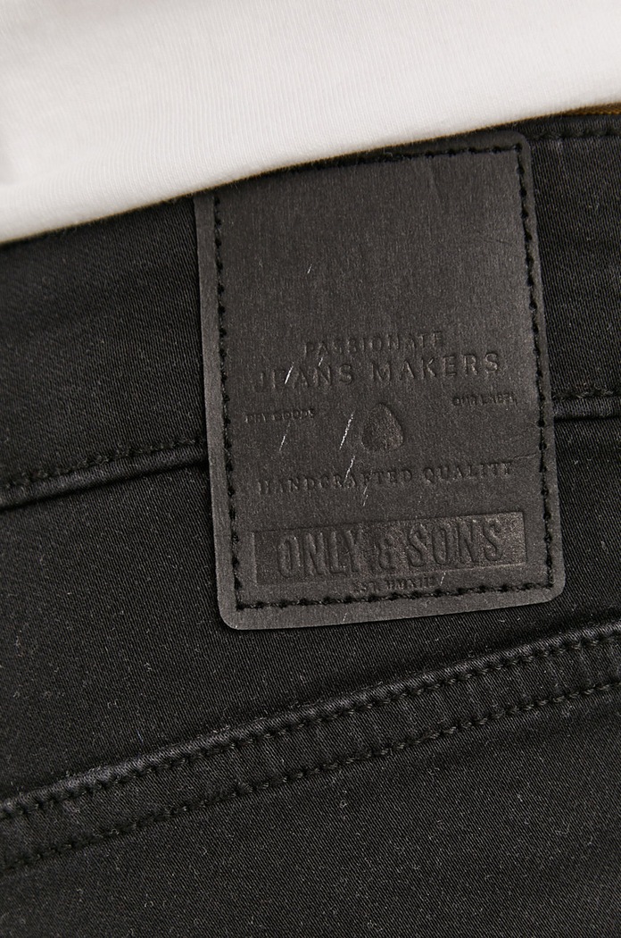 Džínové šortky Only & Sons černá 22018581
