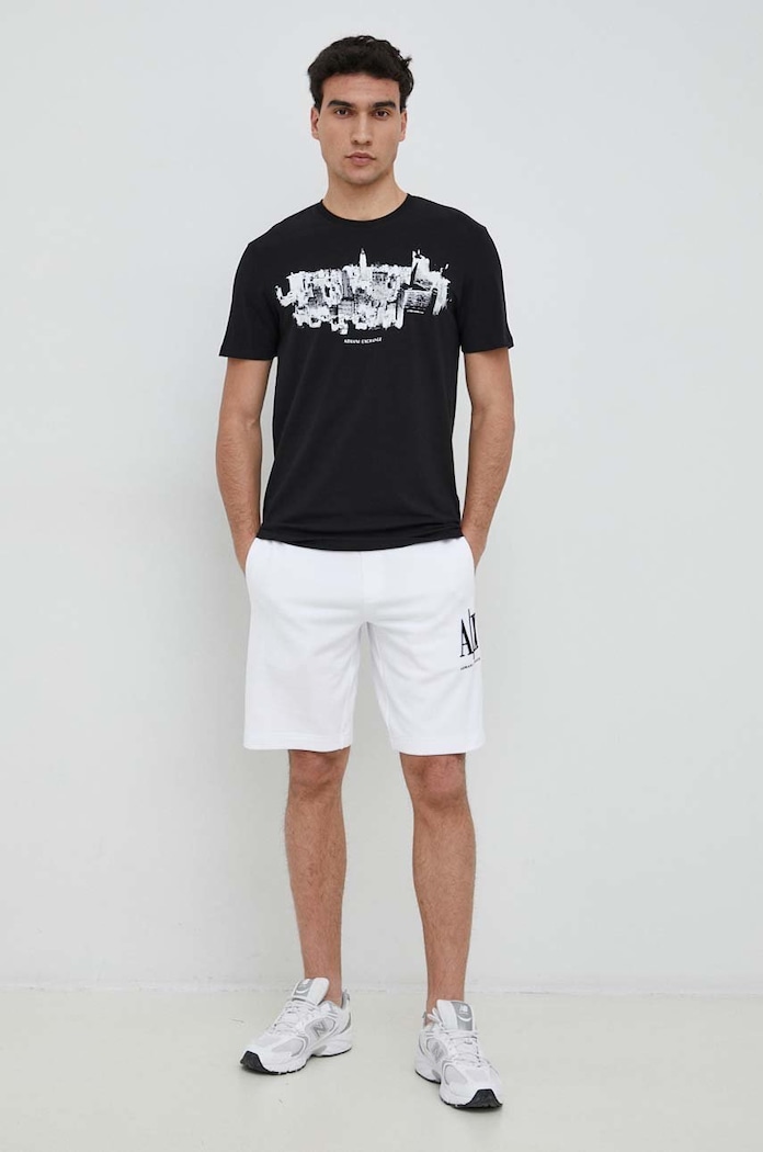 Kraťasy Armani Exchange 8NZSPA.ZJ1ZZ.NOS bílá AA00