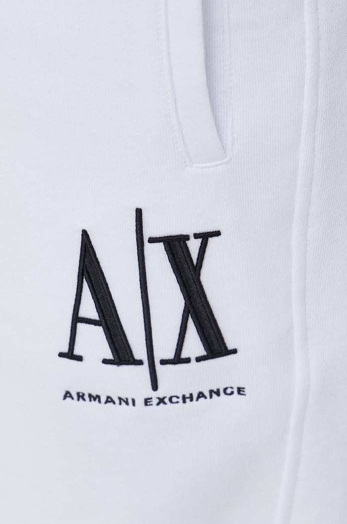 Kraťasy Armani Exchange bílá 8NZSPA.ZJ1ZZ.NOS