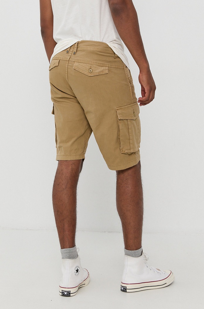 Oblečení Kraťasy Jack & Jones 12184905.Kelp hnědá