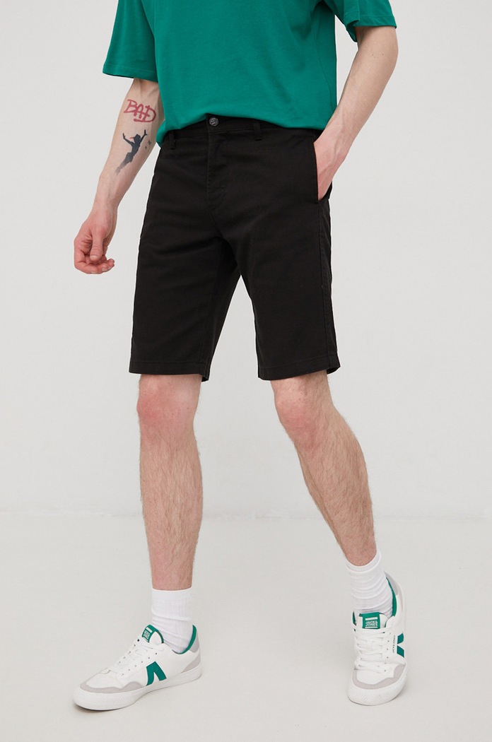 Only & Sons szorty bawełniane bawełna czarny 22021818.Black