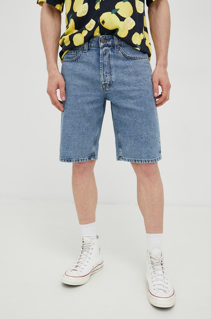 Only & Sons szorty jeansowe bawełna niebieski 22021908.BlueDenim
