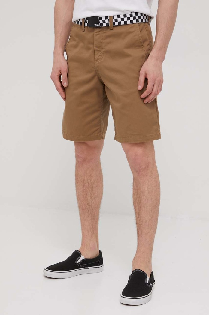 Σορτς Vans με ελαστάν καφέ VN0A5FJXDZ91