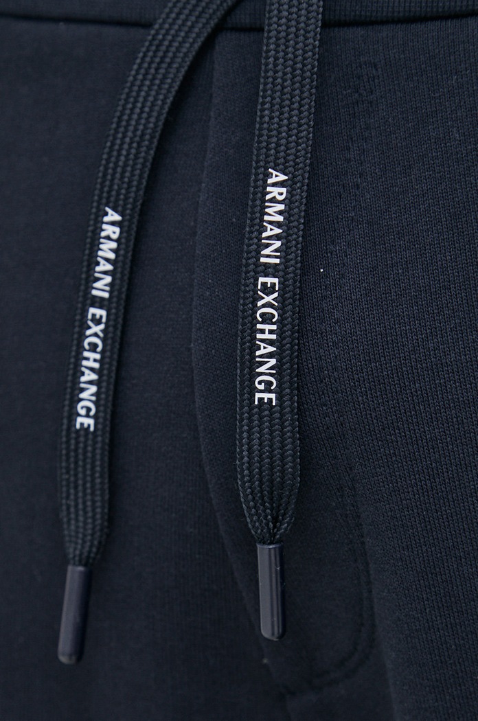 Памучен къс панталон Armani Exchange тъмносин 8NZS75.ZJKRZ.NOS