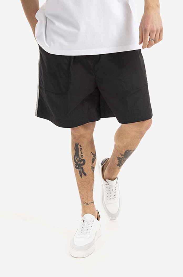 Šortky Tom Wood Achille Shorts Water Repellent 22225.987 jednofarebný čierna 22225.987