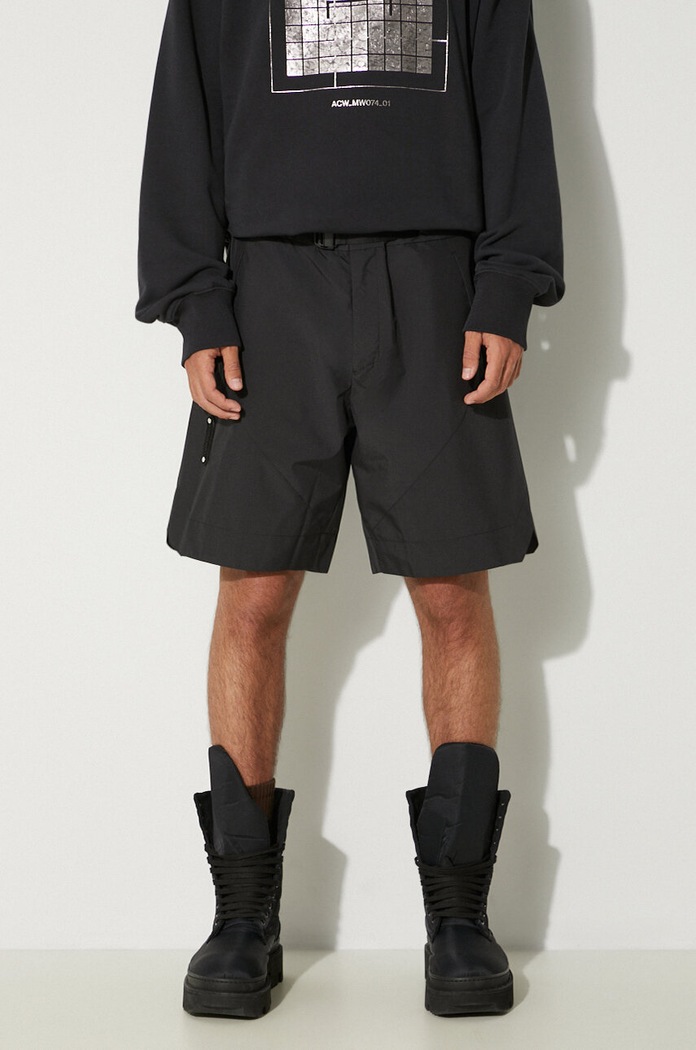 Σορτς A-COLD-WALL* Nephin Storm Shorts στάμπα μαύρο ACWMB142.