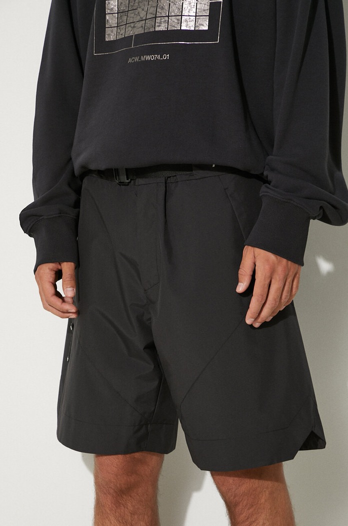 Σορτς A-COLD-WALL* Nephin Storm Shorts μαύρο ACWMB142.