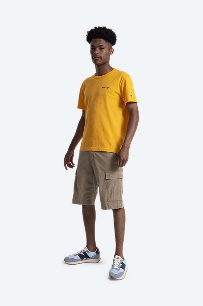 Памучен къс панталон Carhartt WIP Regular Cargo I028246. кафяв AA00