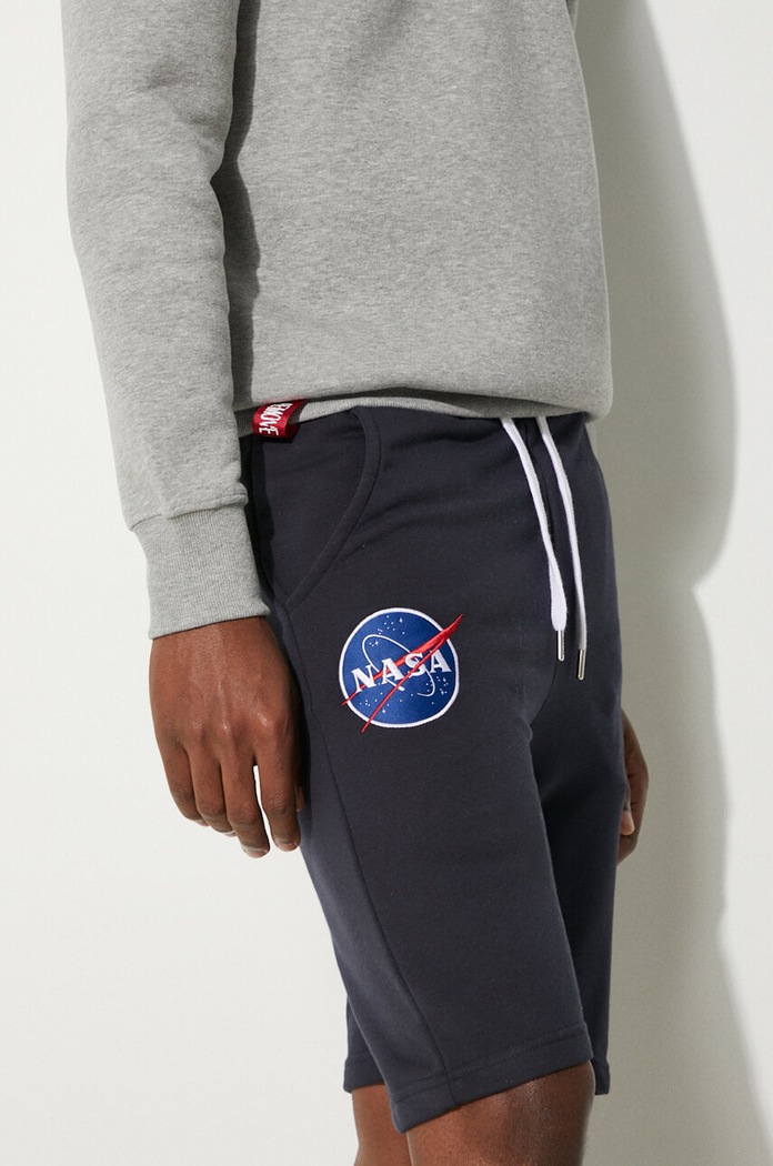 Pantaloni scurți Alpha Industries 116362.07 bleumarin