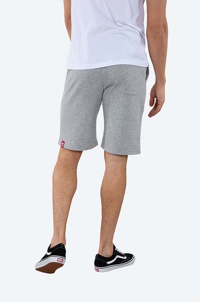 Alpha Industries pantaloni scurți Basic 116363.17 gri SS24
