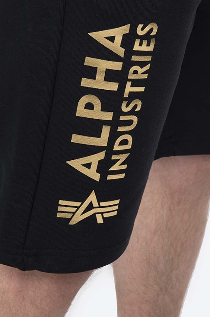 Pantaloni scurți Basic Alpha Industries 116364FP.583 negru