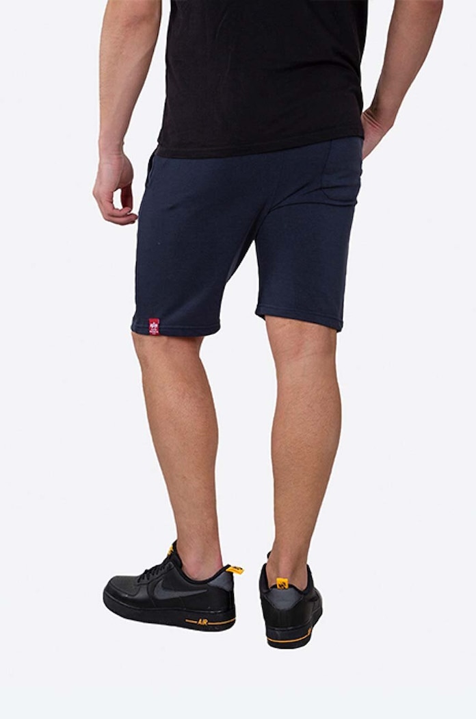 Kraťasy Alpha Industries Al Sweat 116365.07 námořnická modř SS23