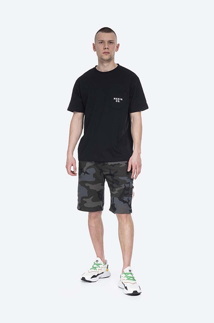 Alpha Industries shorts X-Fit Cargo Short Camo 166301C.125 gray AA00