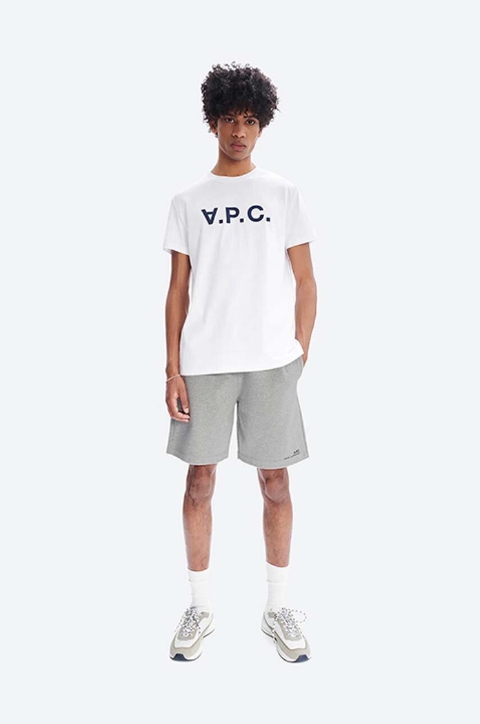 A.P.C. szorty bawełniane Item Short COEAS.H10148 szary AA00