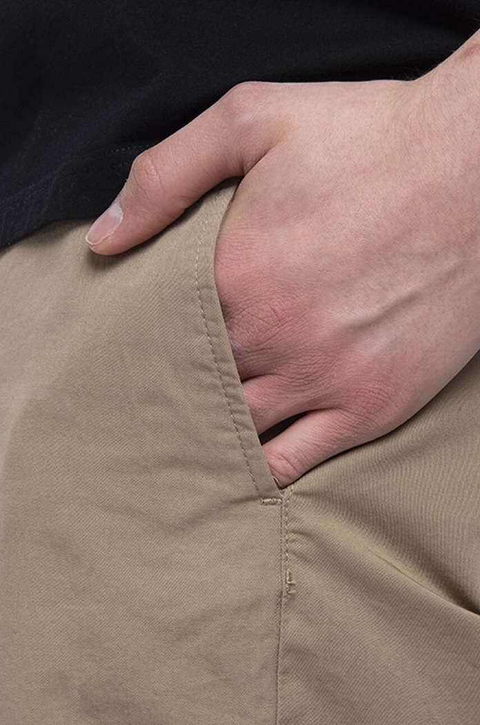 Norse Projects cotton shorts Aros Light Twill Shorts brown N35.0237.0966
