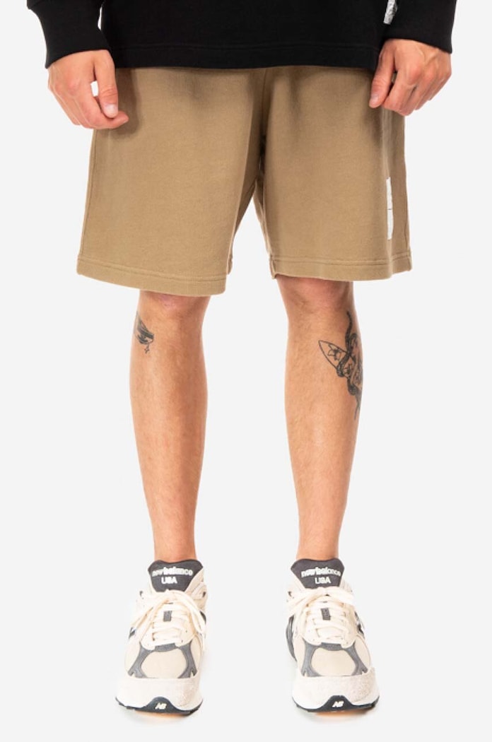 Norse Projects cotton shorts Vanya Tab Series Sweatshorts jersey brown N35.0580.0966