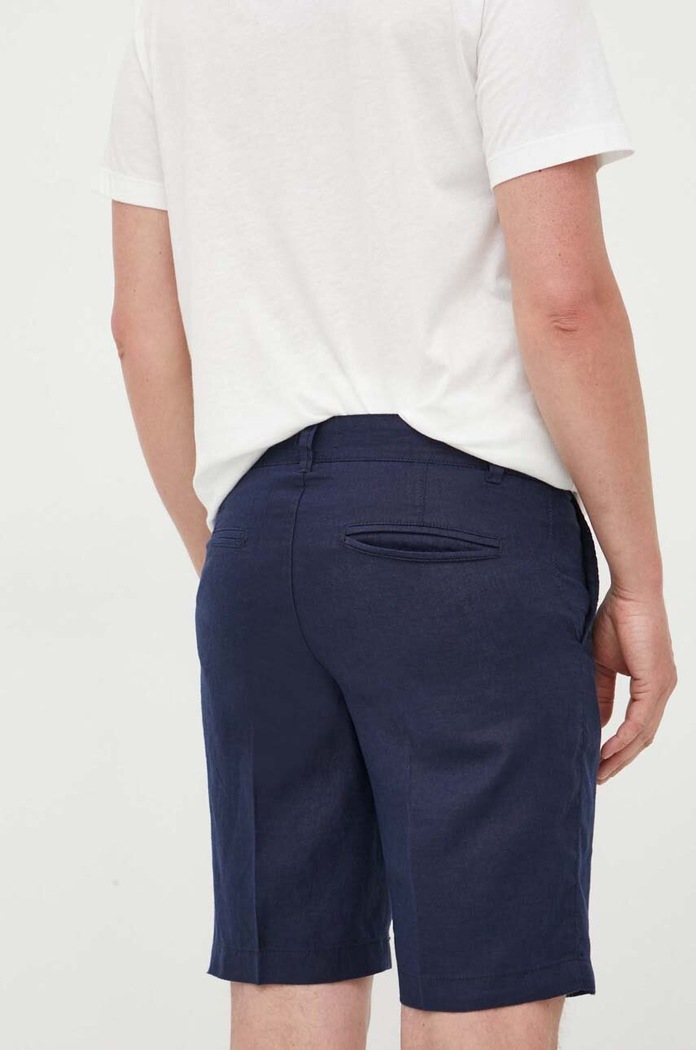 Odjeća Lanene kratke hlače United Colors of Benetton 4AGH59548.016 mornarsko plava