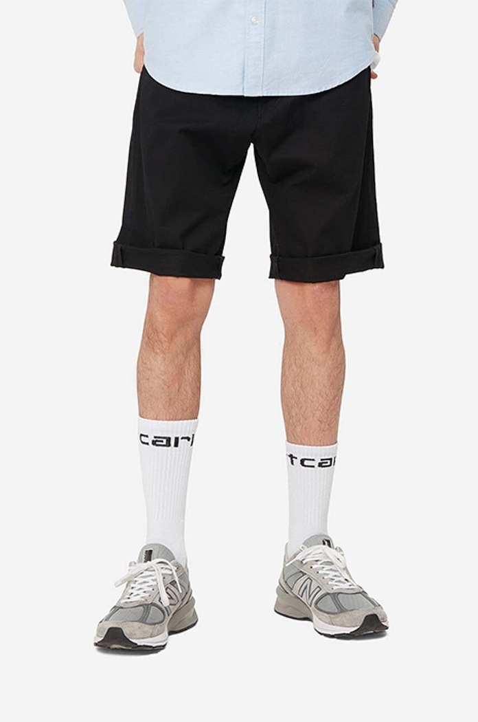Carhartt WIP shorts Swell with elastane black I012292