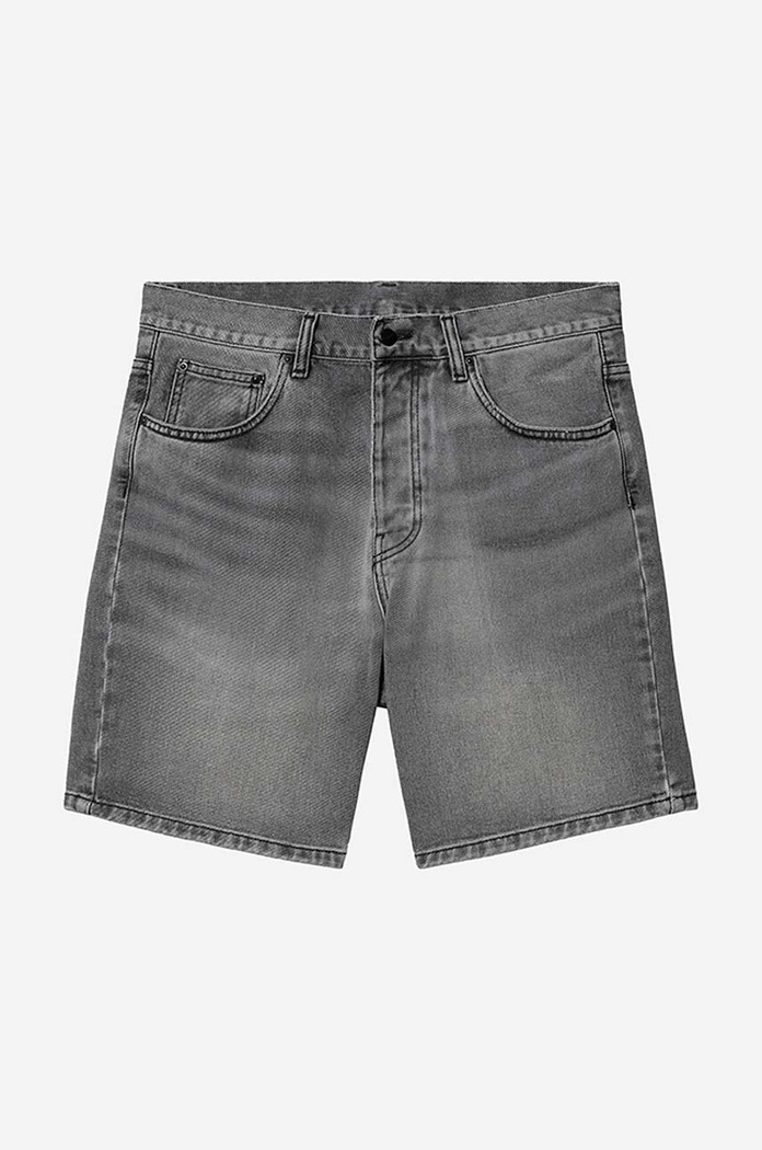 Clothing Carhartt WIP denim shorts I029209.89WI gray