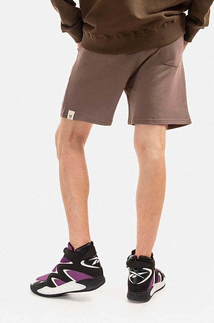 Odzież Alpha Industries szorty bawełniane 106365.628 brązowy