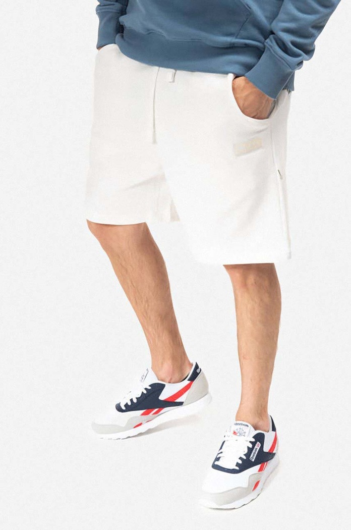 Alpha Industries szorty bawełniane 106365.626 biały