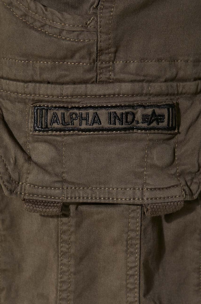 Alpha Industries pantaloncini Crew 176203.136 verde