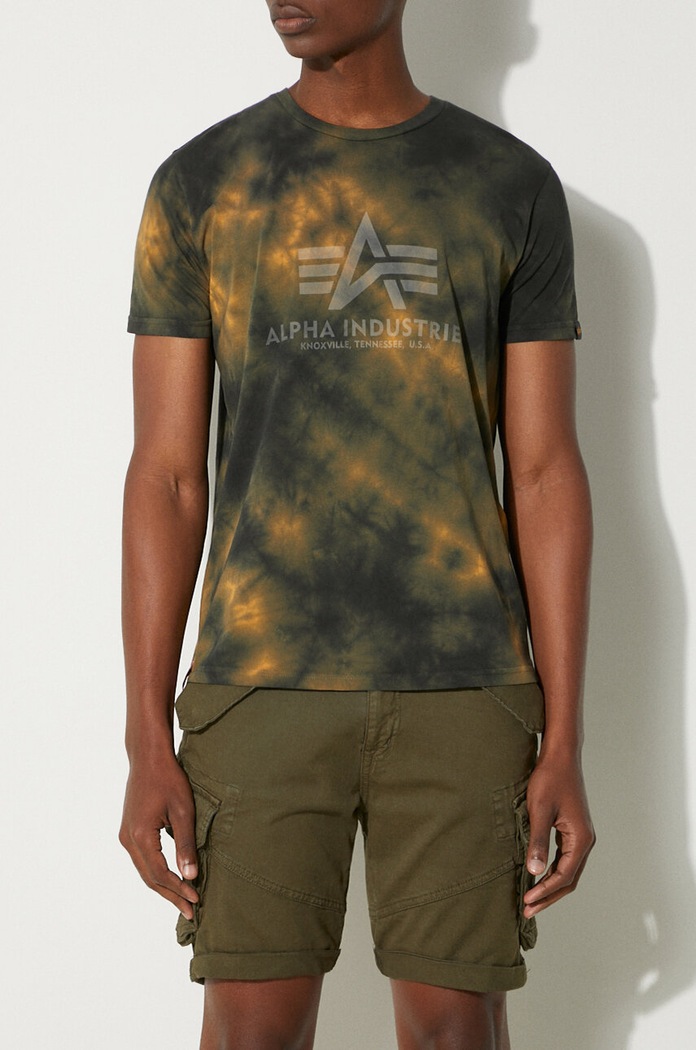 Alpha Industries shorts Combat Short 116210 142 cotton green 116210.142