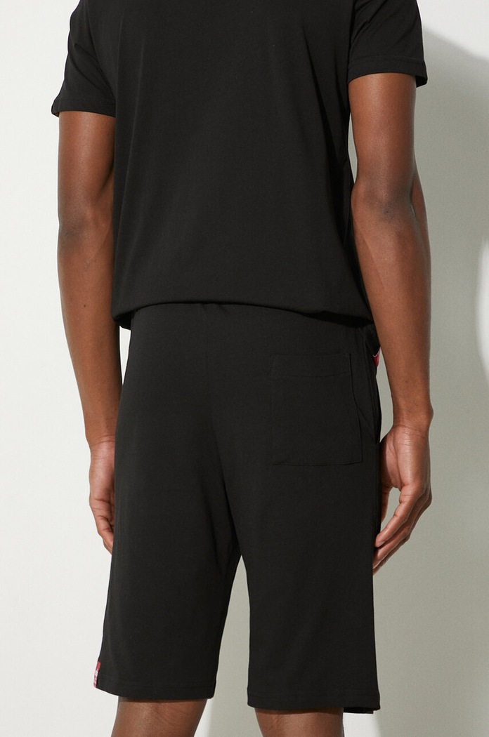 Clothing Alpha Industries cotton shorts Alpha Industries Alpha Jersey Short 116366 03 116366.03 black