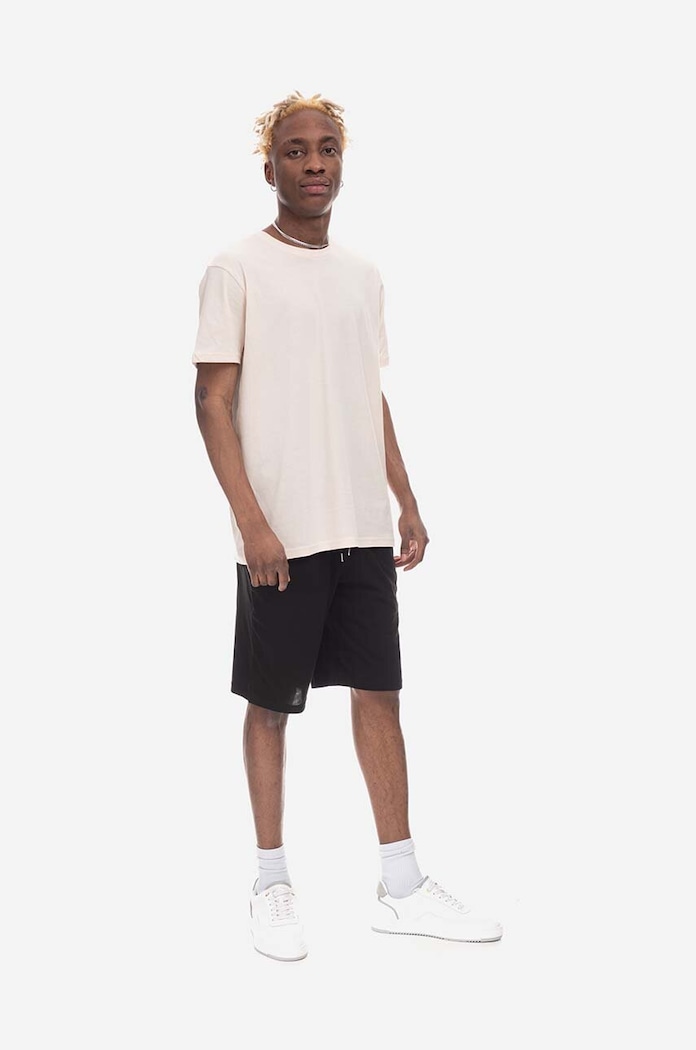 Bavlnené šortky Alpha Industries Alpha Jersey Short 116366.03 čierna