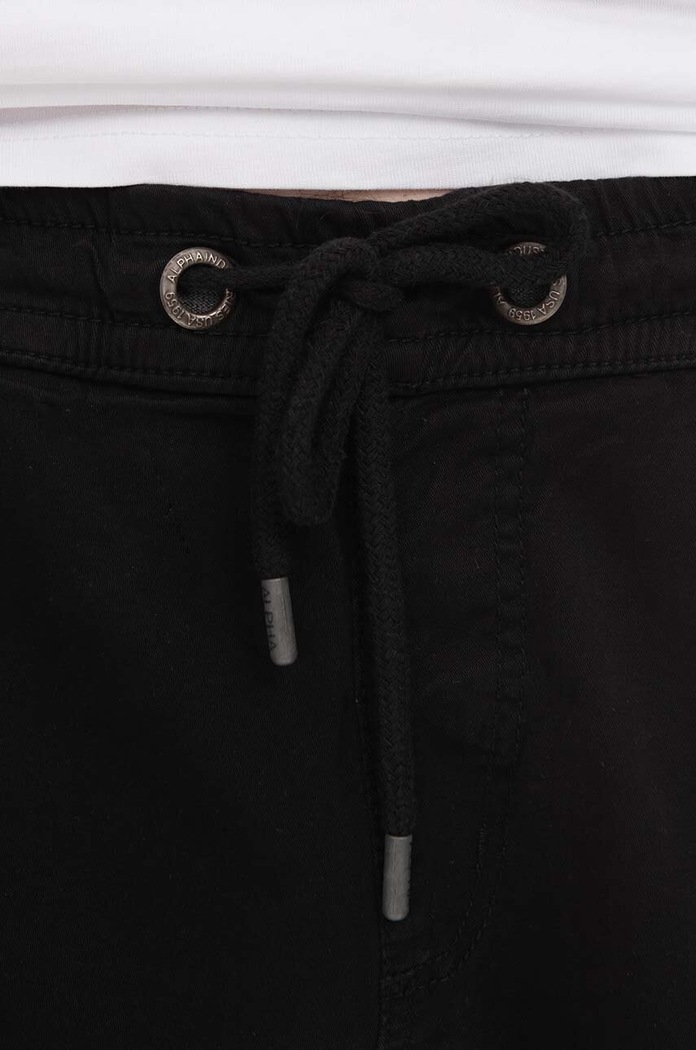 Pamučne kratke hlače Alpha Industries 106251.03 crna