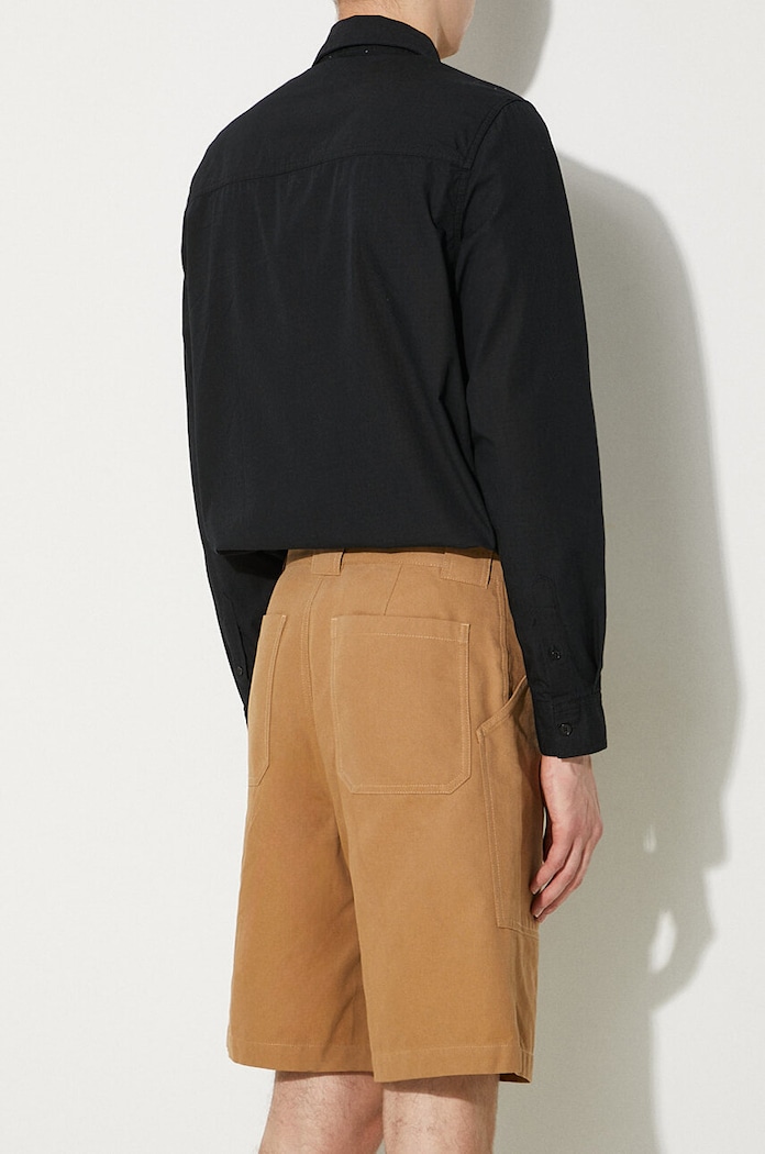 Clothing A.P.C. cotton shorts COGBJ.H10179 brown