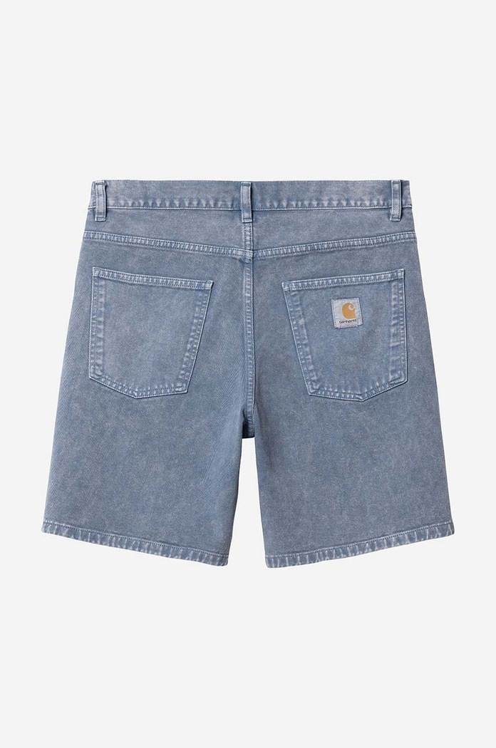 Szorty jeansowe bawełniane Newel Short Carhartt WIP I029149 niebieski